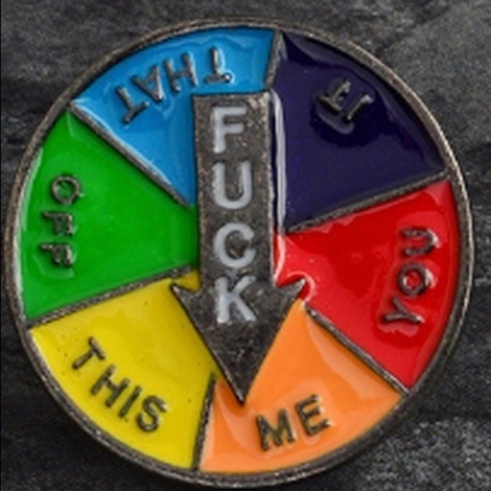 “F*ck Off” Enamel Fashion pin 2/$15